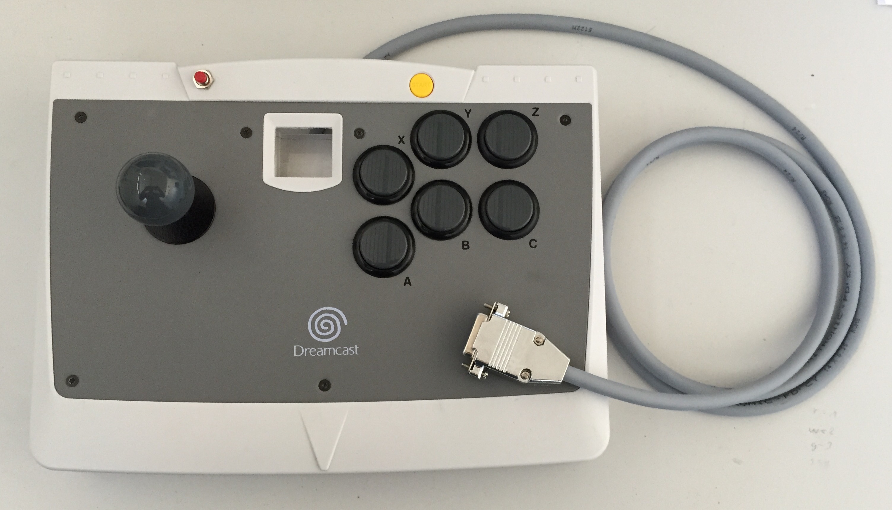 Sega Dreamcast Stick Modded for Supergun